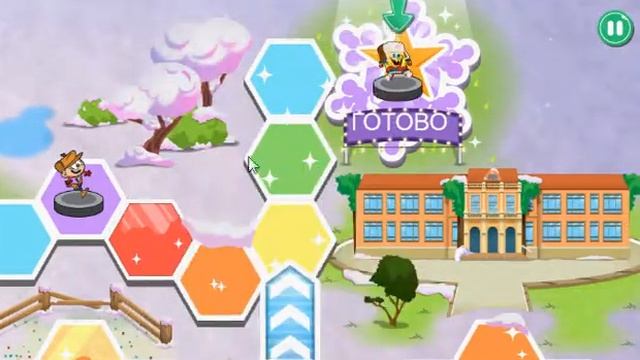 ИГРАЕМ С ГЕРОЯМИ НИКЕЛОДЕОН в Зимнее колесо фартуны/Nikelodeon/ смотреть онлайн