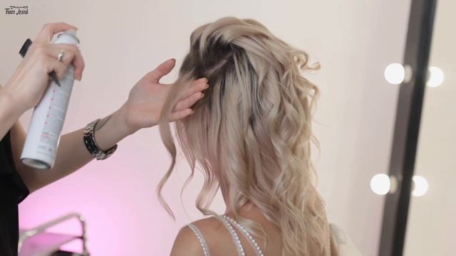 НИЗЬКИЙ ПУЧОК ІЗ ЛОКОНІВ I UPDO FOR BRIDAL - HAIRSTYLE TUTORIAL