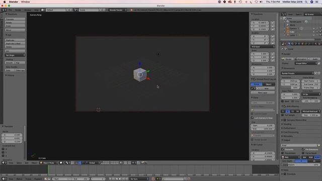 How to Lock Camera View in Blender 3D tutorial смотреть онлайн
