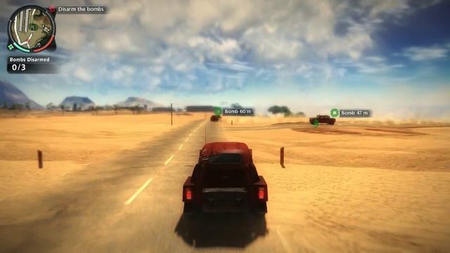 Just Cause 2 Get to the Convoy & Disarm the Bombs Gameplay Walkthrough смотреть онлайн