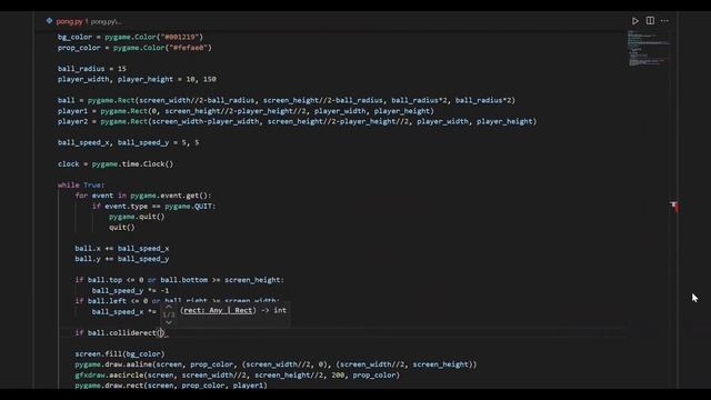 Pong Game Program in Python | Tutorial for Beginners | Python Project смотреть онлайн