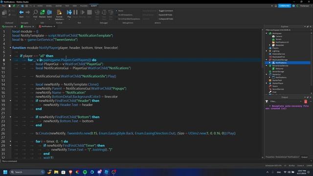 [OPEN SOURCE] Notification System V2 | Roblox Creation 1 V2 смотреть онлайн