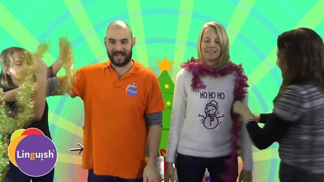 Linguish ESL Games // Human Christmas Tree (Trashion Show!) // LT165 смотреть онлайн