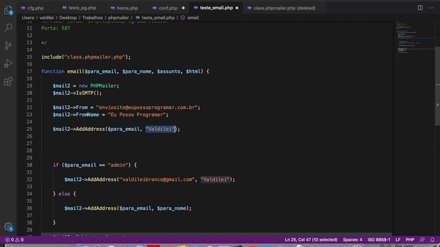PHP - Como Enviar Email com PHPMailer смотреть онлайн