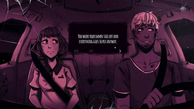 the shadows that run alongside our car - 2 Girls 1 Quick look: Survive! смотреть онлайн