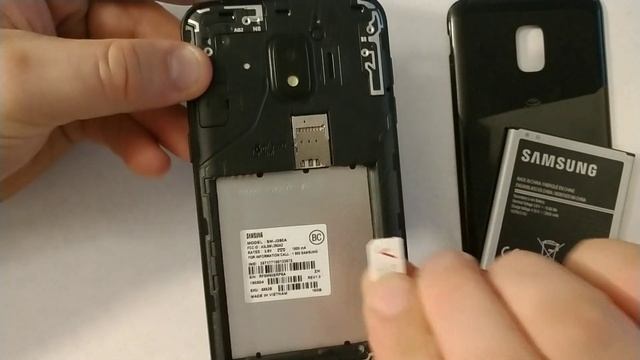 Galaxy J2  How  Inset And Remove  SIM Card And SD Card