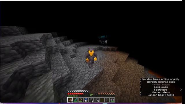 Warden Chase (with Night Vision) | Minecraft Deep Dark Experimental Snapshot 1 смотреть онлайн
