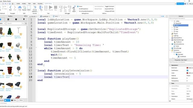 How to Make a Round Timer in Roblox Studio - Scripting Tutorial смотреть онлайн