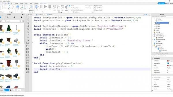 How to Make a Round Timer in Roblox Studio - Scripting Tutorial