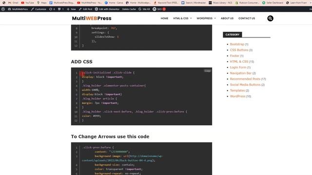 Blog post slider elementor free No extra plugin | Post Slider Elementor|Post Carousel Elementor Fre смотреть онлайн