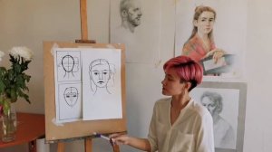 Как нарисовать портрет. Простая схема