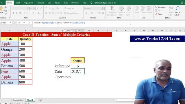 CountIF Function In Excel Apply multiple Conditions On Single Column || Excel Functions | смотреть онлайн