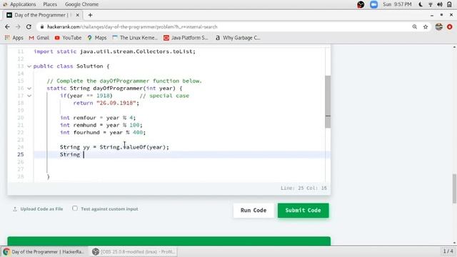 Day of the Programmer | Hacker Rank Solution in Java смотреть онлайн
