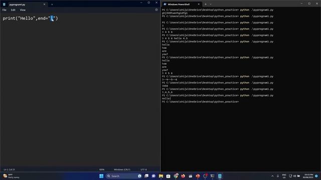 Python Programming for Absolute Beginners - 2 | The Print Function in Python, end and sep смотреть онлайн