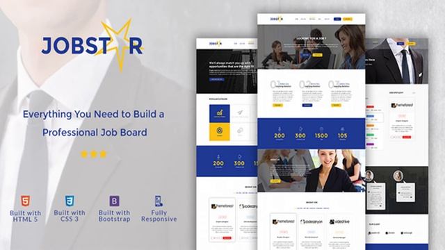 Jobstar - Job Board & Job Listing HTML Template | Themeforest Website Templates and Themes смотреть онлайн
