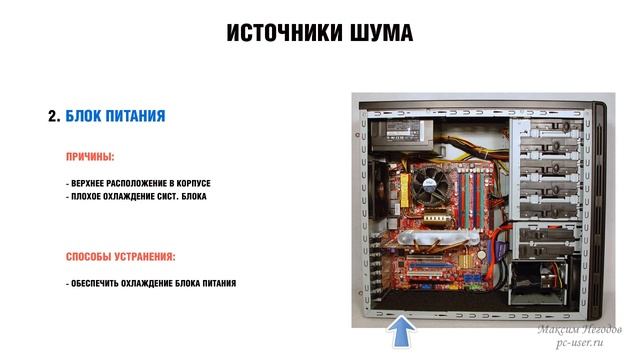 Почему шумит компьютер? Источники шума внутри компьютера смотреть онлайн