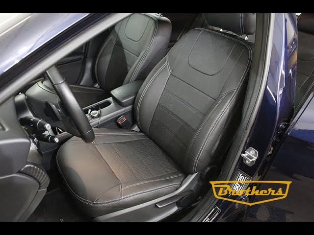 Чехлы на Mercedes GLA I (X156) из экокожи смотреть онлайн