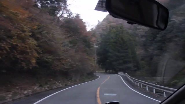 Автопрогулки по ЯПОНСКОМУ серпантину и лесу. Высоко в горах осенью 2023 года смотреть онлайн