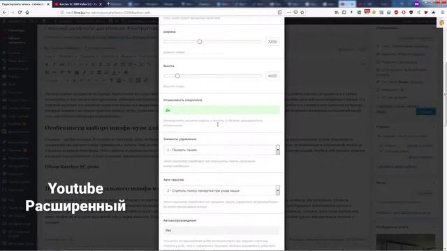 Добавляем ВИДЕО из Youtube в редакторе Wordpress смотреть онлайн