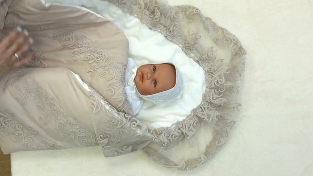 КОНВЕРТ НА ВЫПИСКУ С БАНТОМ НА РЕЗИНКЕ И НАРЯДНЫМ УГОЛКОМ. смотреть онлайн