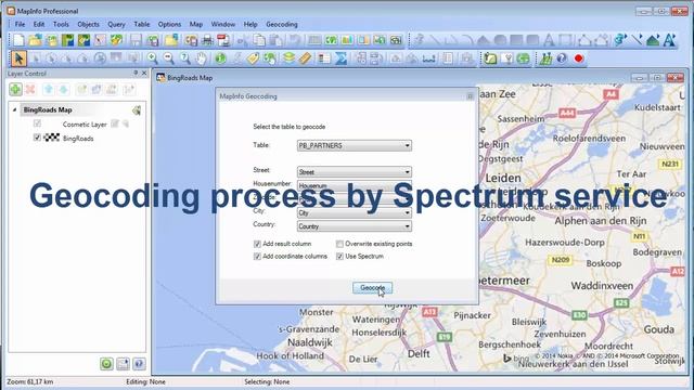 MapInfo Spectrum Geocoder смотреть онлайн