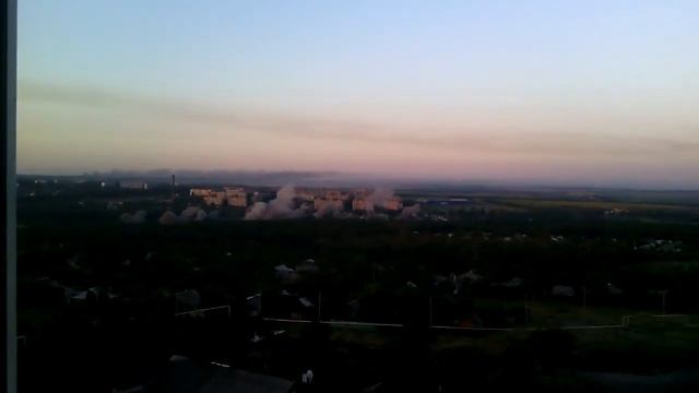 Артобстрел, Горловка 27.07.14 смотреть онлайн