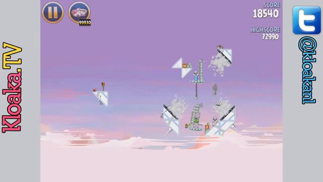 Angry Birds Star Wars 4-8 Cloud City Walkthrough (3 Stars) смотреть онлайн