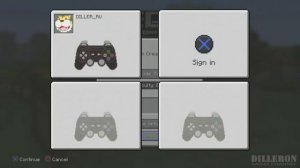 Туториал - Minecraft Ps3 Edition и как играть с разделением экрана? (How to play split screen?)
