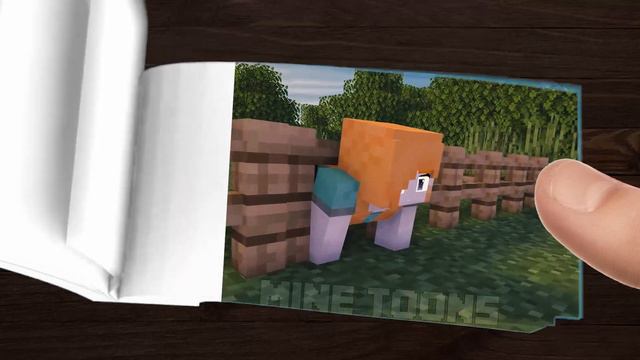 Steve I'm Stuck! You gotta help me! - Flipbook Animation смотреть онлайн
