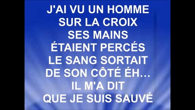 J'AI VU UN HOMME SUR LA CROIX - Chantre Boniface смотреть онлайн