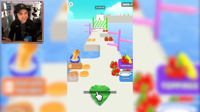 WORLD RECORD 100,000 PANCAKES AT ONCE! | Pancake Run смотреть онлайн