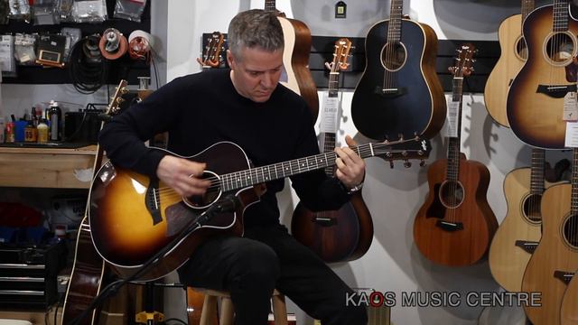 Taylor 214CE Sunburst Deluxe Acoustic Guitar смотреть онлайн
