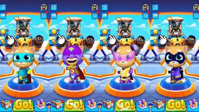 Talking Tom Hero Dash - Full Hero And Defeat All Bosses (iOS, Android Gameplay #662) смотреть онлайн