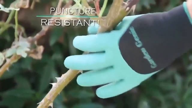 Перчатка для работы в саду и огороде Garden Genie Gloves! смотреть онлайн