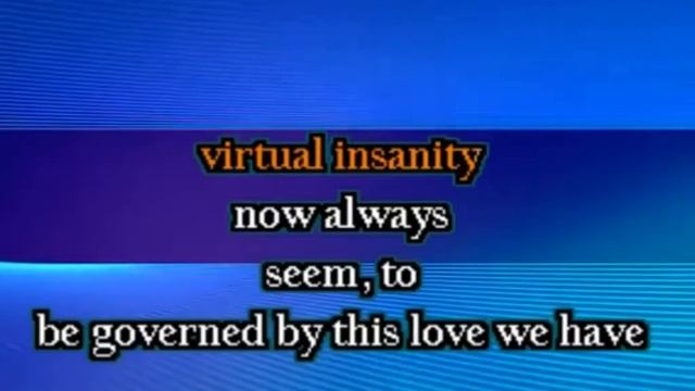 Virtual Insanity Karaoke Version in a lower key Jamiroquai смотреть онлайн