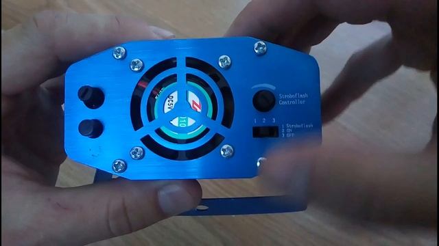 Лазерный проектор цветомузыка Laser YX-09. смотреть онлайн