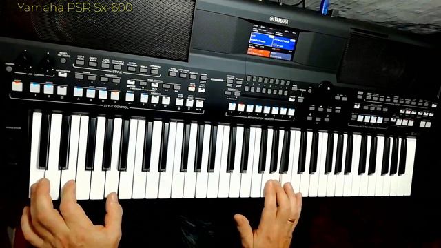 Рома Жуков "Первый снег" covеr Yamaha PSR SX-600 смотреть онлайн