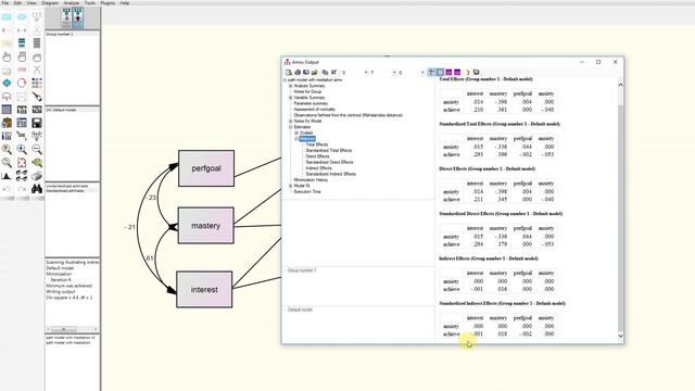 Evaluating direct, indirect, and total effects in path analysis in AMOS смотреть онлайн