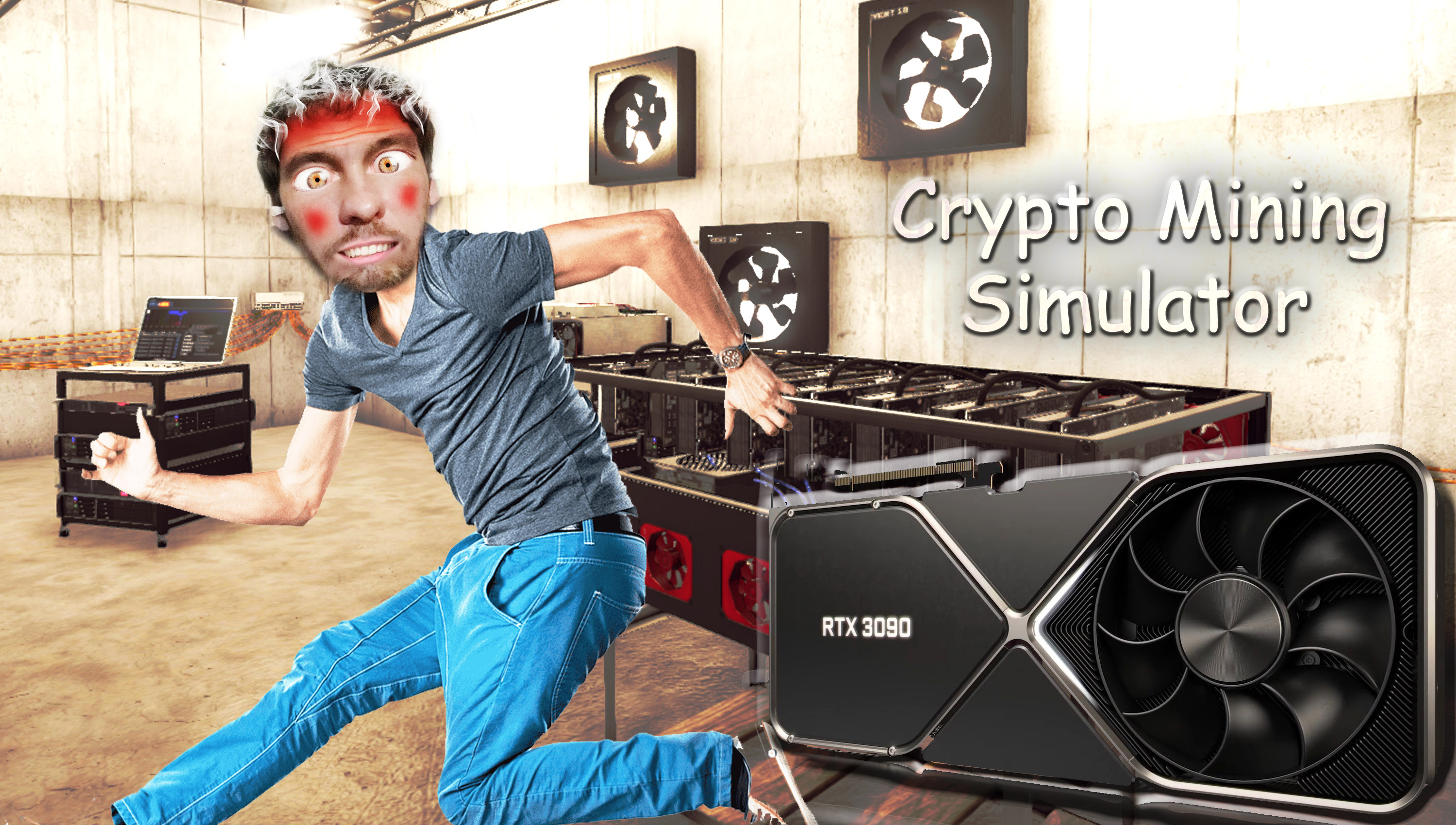 МАЙНИНГ ФЕРМА НА RTX 3090 ◈ Crypto Mining Simulator