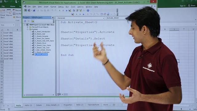 Excel VBA - Activate Sheet смотреть онлайн
