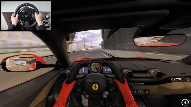 Ferrari 812 GTS | Assetto Corsa | Steering Wheel Gameplay смотреть онлайн