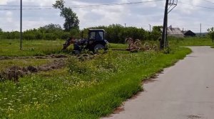 Сенокос 2023! НА ТРАКТОРЕ МТЗ 82.1!