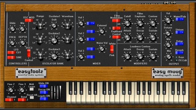 Moog Minimoog Synthesizer VST Emulation