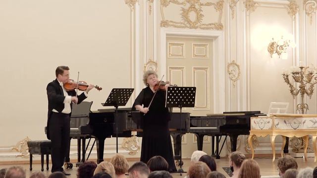 Ж.-М. Леклер-старший  Соната №5 ми минор для двух скрипок Елена Бердникова и Всеволод Васильев
