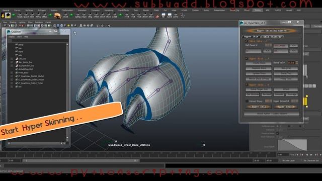 Hyper Skinning System (Advance Feature) : Solve Fingers By Subbu Addanki смотреть онлайн