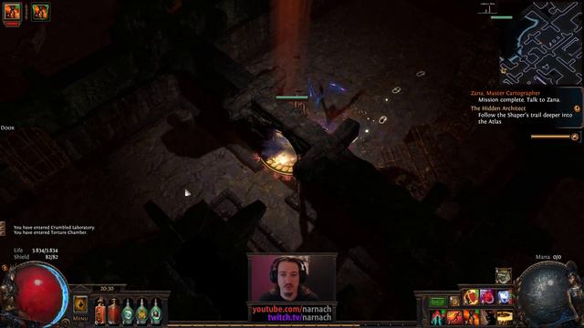 Maps: Zana Torture Chamber & Alleyways - SST Juggernaut #37 - Path of Exile 3.2: SSF Bestiary Leagu смотреть онлайн