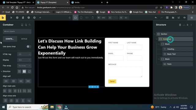 bricks builder tutorial - popup design with bricks builder смотреть онлайн