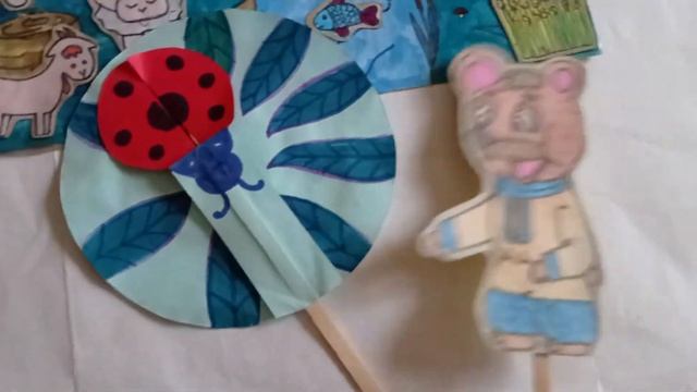 "Божья коровка" рассказ деткам, handmade, лёгкие поделки для детей смотреть онлайн