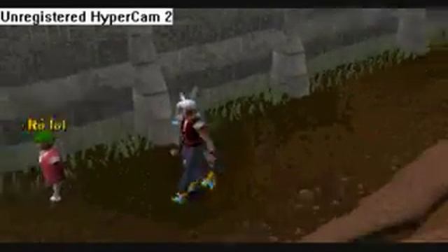 Runescape Glitch - The Fly Box - A player with no legs! смотреть онлайн