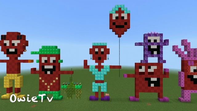 Numberblocks Minecraft COUNTING BY 12s Learn to Count | Counting Math Learning Songs For Kids смотреть онлайн